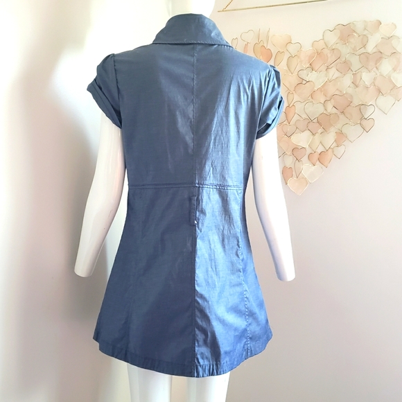 Studio Mode Button Up Shirt Dress - Picture 7 of 10